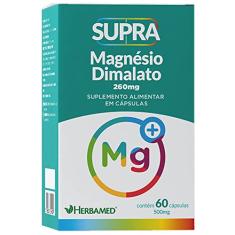 Herbamed Supra Magnésio Dimalato - 500Mg 60 Cápsulas -