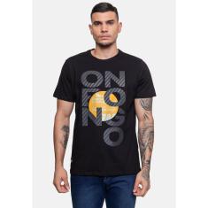 Camiseta Onbongo Estampada Masculino-Masculino