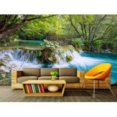 Papel de Parede Paisagens Cachoeira 30 - 1,00 X 1,00 - Voce Decorando
