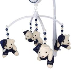 Mobile Para Berço Musical Giratório Soneca Marinho - Erich Baby