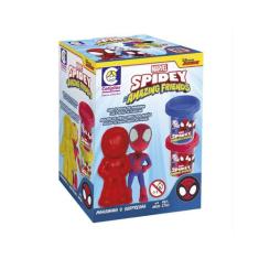 Massinha Marvel Display Spidey e Amigos Surpresa - Cotiplás - Cotiplas