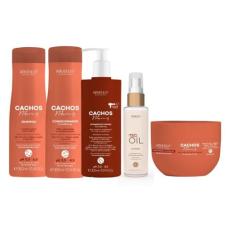 Kit Arvensis Cachos Sh Cond Ativ. Geleia Finalizador Tec Oil