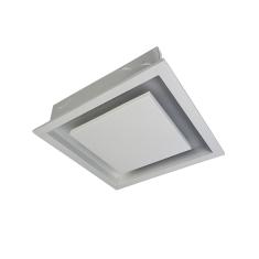 Plafon De Luz Indireta Embutir 45x45cm Para 4 Lampadas E27 Branco Voltagem: Bivolt