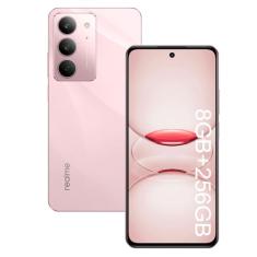 Realme C75X Smartphone 8GB RAM 256GB ROM Tela de 6.67" IP69 Provação de água NFC Dual SIM 4G (Rosa)