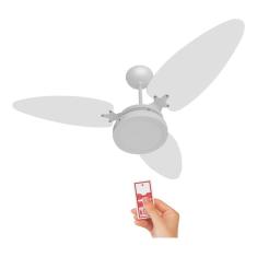 Ventilador De Teto Versatti Plafon Led 18W Ponente Controle