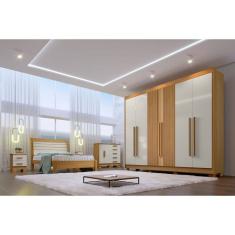 Guarda Roupa Casal 6 Portas 7 Gav - Athos Ripado - D`Doro