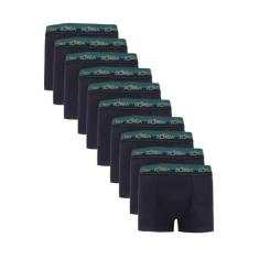 Kit 10 Cuecas Zorba Boxer Max Algodão 702 Marinho - G, Marinho, G