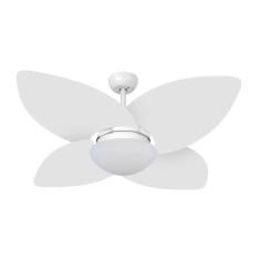 Ventilador De Teto Dormamu Branco Fosco 4 Pás Branco 220V
