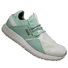 Tênis Coca Cola CC1862 Verde-Feminino