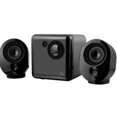 Caixa De Som 2.1 Preto E Grafite Usb Sp166