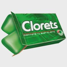 Chiclete Clorets 100 unidades