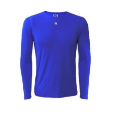 Camisa Alta Compressão Manga Longa Azul - Kanxa