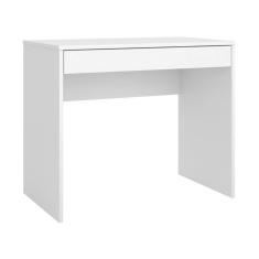 Escrivaninha Com Gaveta 91cm Multimóveis Cr25267 Branco Branco