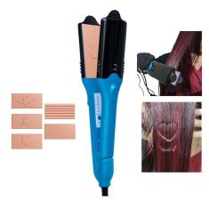 Prancha Alisadora Ceramica Impressao 3D Chapinha Alisamento Cabelo Penteado Coraçao Raio Estrela