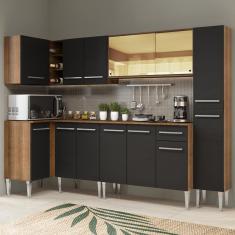 Cozinha Completa de Canto Emilly Wave Madesa