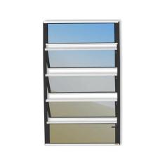 Janela de Alumínio Basculante 100x60cm Vidro Espelhado Plus Brimak
