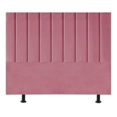 Cabeceira Estofada Cama Box King 195 cm Marina Suede - Online Confort,