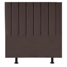 Cabeceira Estofada Cama Box Solteiro 90 cm Maria Veludo - Black House 