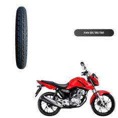 Pneu 2.75-18 p/ Moto - Titan CG Start Fan YBR Dianteiro + Câmara + BRl