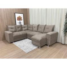 Sofá Canto Bege 607 Áustria