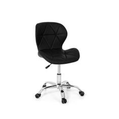 Cadeira Office Eiffel Slim Base Girat ria - Preta