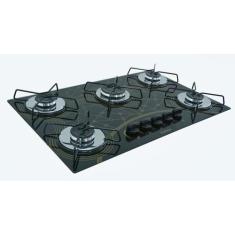 Fogão Cooktop Chamalar 5 Bocas Ultra Chama Bivolt XP, MESCLADO, Bivolt