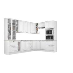 Cozinha Modulada Americana com 13 Peças Branco HP - Henn