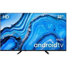 Smart Tv Led 32 Hd Multilaser Android 11 Bluetooth Tl062M