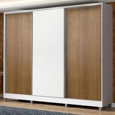 Guarda Roupa Casal MDF Zurique 3 Portas Madesa