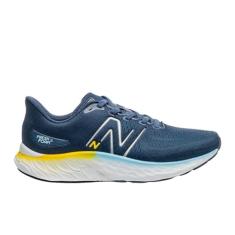 Tênis New Balance Fresh Foam X Evoz V3 Marinho e Amarelo