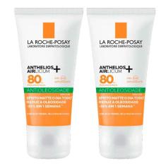 La Roche-Posay Anthelios Airlicium+ Kit com 2 Unidades - Protetor Solar Facial FPS80 - 40g Kit-Unissex