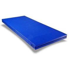 Colchão Solteiro Hospitalar Impermeável Pró Saúde D23 78x188x12 cm Azul Luckspuma