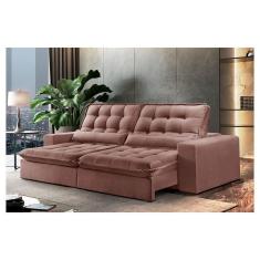 Sofá Orion 3 Lugares Retrátil e Reclinável 2.30M Zara