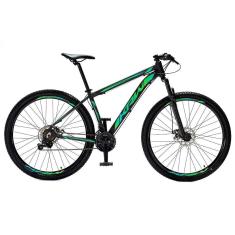 Bicicleta Aro 29 Krw Alumínio Shimano 21 Velocidades Freio a Disco Suspensão Mountain Bike S6