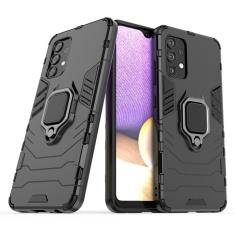 Capa Case Capinha Samsung A32 4G Anti Impacto Queda Armor Militar Protetora Anel de dedo e Base