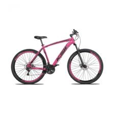 Bicicleta Aro 29 Ksw Xlt Alumínio 27v Freio Disco Mecânico Garfo Suspensão - Rosa Tam.15