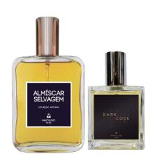 Kit Perfume Masc. - Almíscar Selvagem 100Ml + Dark Code 30Ml - Essênci