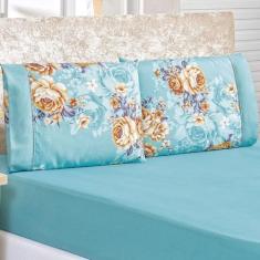 Jogo de Cama Lençol King 3 peças Micropercal 200 fios Naturale - Bia E