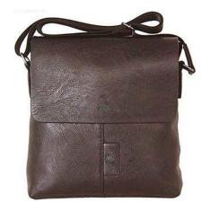 Bolsa p/ Tablet e Notebook Masculina em P.A Ecológico Cor Café-marrom 