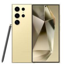Smartphone Samsung Galaxy S24 Ultra, Galaxy AI, Selfie de 12MP, Tela de 6.8" 1-120Hz, 256GB, 12GB RAM - Titânio Creme