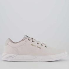 Tênis West Coast WC 122 Venice Cinza e Branco-Masculino