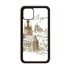 Capa quadrada Prague República Tcheca para iPhone 12 Pro Max para Apple Mini Mobile Case
