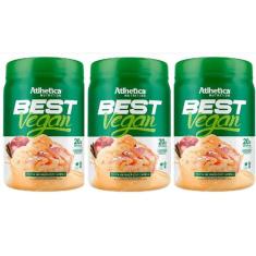 Kit 3X Best Vegan 500G Atlhetica Nutrition