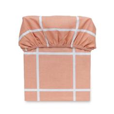 Lençol Queen de Baixo c/ Elástico Percal Flex Estampado 400 Fios Toque