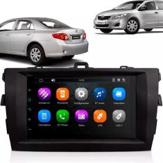 Central Multimídia 7 Polegadas MP5/BT CarPlay Android + Moldura Preta 