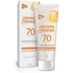Protetor Solar Facial 70fps 50g Cenoura&Bronze