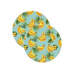 Sousplat Tropical Banana - NSW, com base, 2 Peças