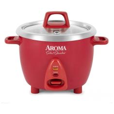 Panela Elétrica de Arroz, 1,4 L, 400W, vermelha, 110v, AROMA HOUSEWARES ARC 753SGR, Vermelho