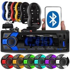 Radio Automotivo Sem Toca Cd Mp3 Player Bluetooth Usb Display Colorido