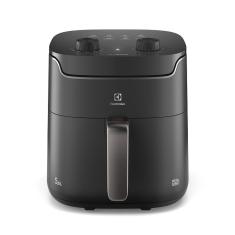 Fritadeira Air Fryer Electrolux EAF40 5,6L 1400W Cinza com Timer Cesto Removível e Controle Manual 110V